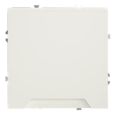 Изображение Розетка встраиваемая VOLTUM S70 с заземлением защитными шторками и крышкой 16А (хлопок)